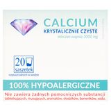 Calcium Krystalicznie Czyste, 20 saszetek USZKODZONE OPAKOWANIE - miniaturka zdjęcia produktu