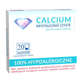 Calcium Krystalicznie Czyste, 20 saszetek - zdjęcie produktu