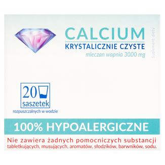 Calcium Krystalicznie Czyste, 20 saszetek - zdjęcie produktu