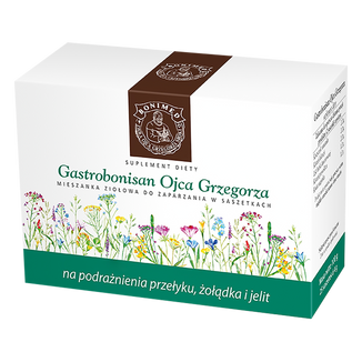Gastrobonisan Ojca Grzegorza, mieszanka ziołowa do zaparzania, 4 g x 25 saszetek - zdjęcie produktu