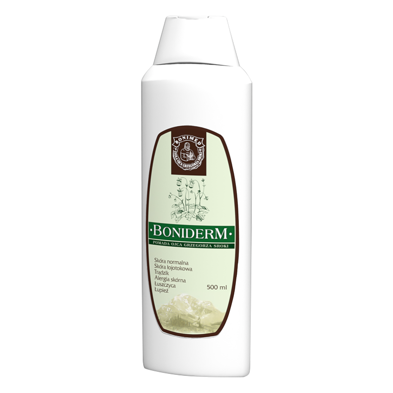Nieznana Boniderm, pomada Ojca Grzegorza Sroki, mydło ziołowe, 500 ml