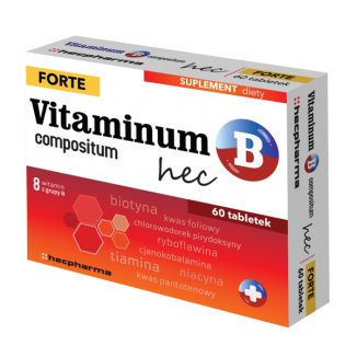 Vitaminum B compositum Forte hec, 60 tabletek - zdjęcie produktu