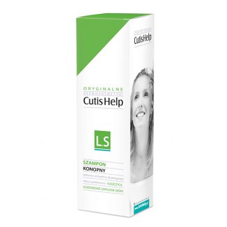 CutisHelp LS, szampon konopny, łuszczyca, łojotokowe zapalenie skóry, 200 ml - zdjęcie produktu