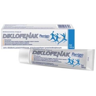 Diklofenak Perrigo 10 mg/g, żel, 100 g - zdjęcie produktu