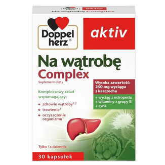 Doppelherz aktiv Na Wątrobę Complex, 30 kapsułek USZKODZONE OPAKOWANIE - zdjęcie produktu