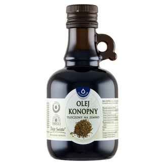 Oleofarm Oleje Świata Olej konopny, tłoczony na zimno, 250 ml - zdjęcie produktu