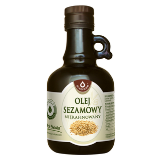 Oleofarm Oleje Świata Olej sezamowy, nierafinowany, 250 ml - zdjęcie produktu