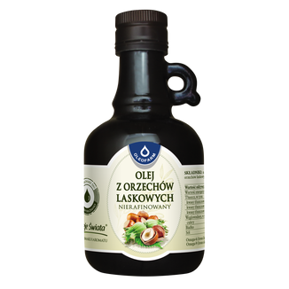 Oleofarm Oleje Świata Olej z orzechów laskowych, nierafinowany, 250 ml KRÓTKA DATA - zdjęcie produktu