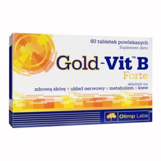 Olimp Gold-Vit B Forte, 60 tabletek powlekanych - zdjęcie produktu