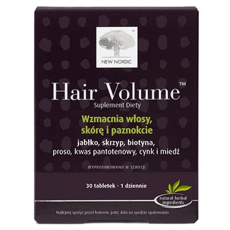 New Nordic Hair Volume, 30 tabletek KRÓTKA DATA - zdjęcie produktu