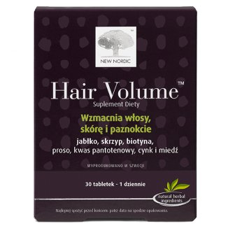New Nordic Hair Volume, 30 tabletek - zdjęcie produktu