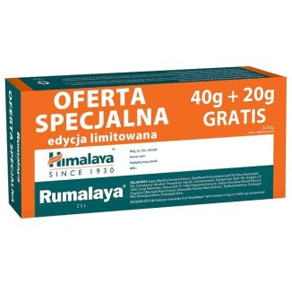 Zestaw Himalaya Rumalaya, żel kojący, 2 x 30 g - zdjęcie produktu