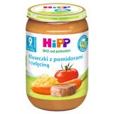 HiPP Danie Bio, kluseczki z pomidorami i cielęciną, po 9 miesiącu, 220 g - miniaturka zdjęcia produktu