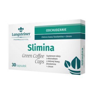 Langsteiner Slimina Green Coffee Caps, zielona kawa, 30 kapsułek - zdjęcie produktu