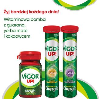 Vigor Up Fast, smak pomarańczowy, 20 tabletek musujących - 4 Vigor Up Fast, smak pomarańczowy, 20 tabletek musujących - 4 - zdjęcie produktu