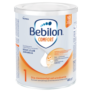 Bebilon Comfort 1, dla niemowląt w przypadku kolek i zaparć, od urodzenia, 400 g - zdjęcie produktu