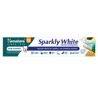 Himalaya Sparkly White, ziołowa pasta do zębów, wybielająca, 75 ml - zdjęcie produktu