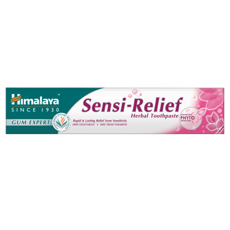 Himalaya Sensi-Relief, pasta do zębów, ulga dla wrażliwych zębów, bez fluoru, 75 ml - zdjęcie produktu