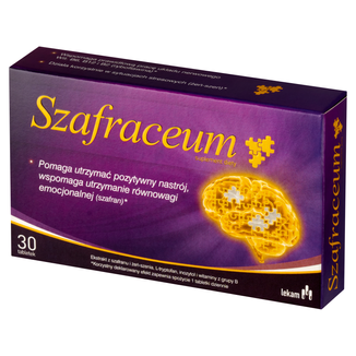 Szafraceum, 30 tabletek - zdjęcie produktu