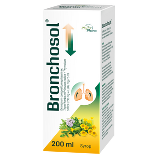 Bronchosol, syrop, 200 ml USZKODZONE OPAKOWANIE - zdjęcie produktu