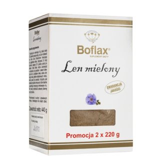 Bolfax Len mielony, 2 x 220 g - zdjęcie produktu