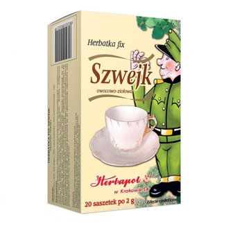 Herbapol Szwejk, herbatka fix owocowo-ziołowa, 2 g x 20 saszetek - zdjęcie produktu