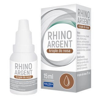 Rhinoargent, krople do nosa, 15 ml KRÓTKA DATA - zdjęcie produktu