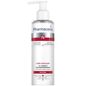 Pharmaceris N Puri-Capilium, żel kojący zaczerwienienia do mycia twarzy i oczu, 190 ml USZKODZONE OPAKOWANIE - zdjęcie produktu