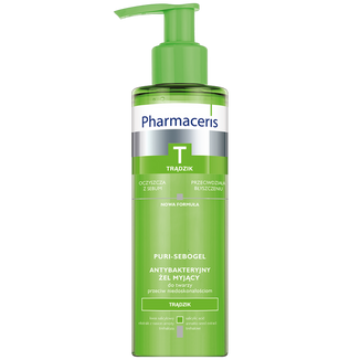 Pharmaceris T Puri-Sebogel, antybakteryjny żel myjący T do twarzy, 190 ml - zdjęcie produktu