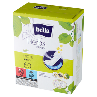 Bella Panty Herbs, wkładki higieniczne z kwiatem lipy, Normal, 60 sztuk - zdjęcie produktu