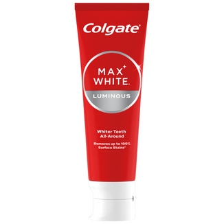 Colgate Max White Luminous, pasta do zębów z fluorem, skrząca mięta, 75 ml - zdjęcie produktu