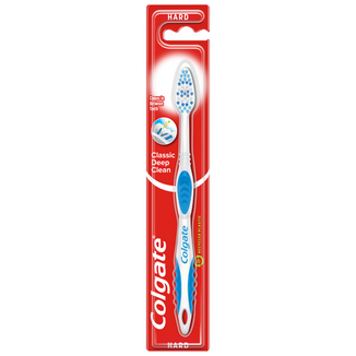 Colgate Classic Deep Clean, szczoteczka do zębów, twarda, 1 sztuka - zdjęcie produktu