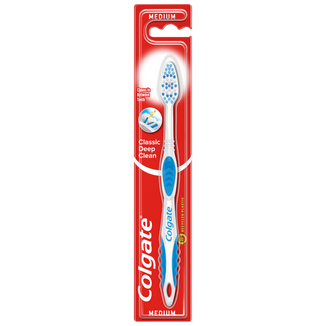 Colgate Classic Deep Clean, szczoteczka do zębów, Medium, 1 sztuka - zdjęcie produktu