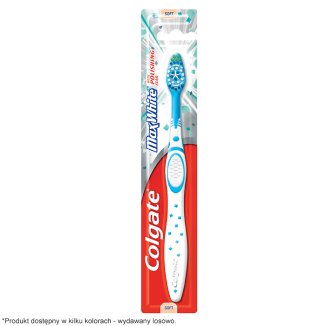 Colgate, szczoteczka do zębów, Max White, Soft, 1 sztuka - zdjęcie produktu