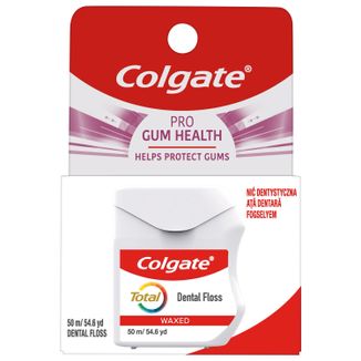 Colgate Total Pro-Gum Health, nić dentystyczna, 50 m - zdjęcie produktu