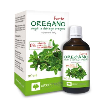 Alter Medica, Oregano Forte, olejek z dzikiego oregano, 30 ml - zdjęcie produktu