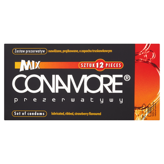 Conamore, prezerwatywy, Mix, 12 sztuk - zdjęcie produktu