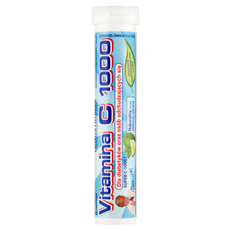 Witamina C 1000, 20 tabletek musujących dla osób odchudzających się oraz diabetyków - zdjęcie produktu