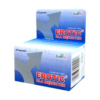 GorVita Erotic dla mężczyzn, 20 kapsułek - zdjęcie produktu