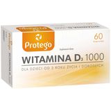 Protego Witamina D3 1000, 60 kapsułek - miniaturka zdjęcia produktu