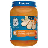 Gerber Obiadek, delikatny indyk w pomidorach, po 6 miesiącu, 190 g - miniaturka zdjęcia produktu