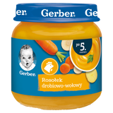 Gerber Zupka, rosołek drobiowo-wołowy, po 5 miesiącu, 125 g - miniaturka zdjęcia produktu