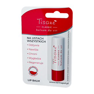 Tisane Clasic, balsam do ust, 4,3 g USZKODZONE OPAKOWANIE - zdjęcie produktu