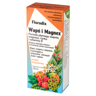 Floradix Wapń i Magnez, 250 ml - zdjęcie produktu