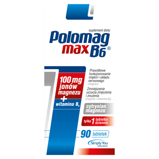 Polomag B6 Max, 90 tabletek - zdjęcie produktu