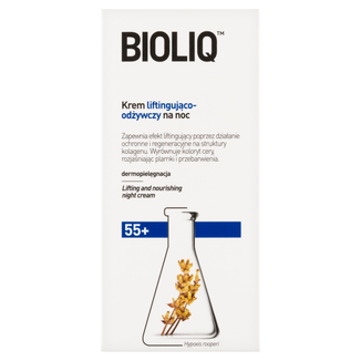 Bioliq 55 +, krem liftingująco-odżywczy na noc, 50 ml - zdjęcie produktu