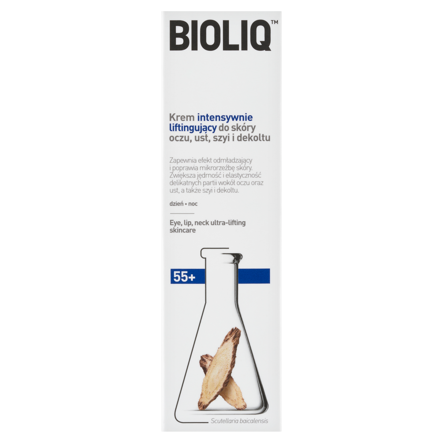 Bioliq Bioliq 55+, Creme intensiv liftend für die Haut Augen, Lippen, Hals und Dekolleté, 30 ml — Inhaltsstoffe und Bewertung