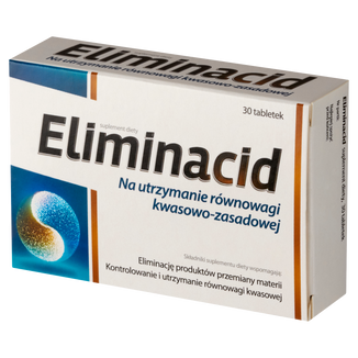 Eliminacid, 30 tabletek KRÓTKA DATA - zdjęcie produktu