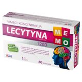 Lecytyna MEMO 1200 mg, 60 kapsułek - miniaturka zdjęcia produktu