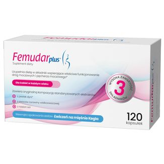 Femudar Plus, 120 kapsułek - zdjęcie produktu